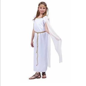 Girls Large 12-14 Toga Child Costume Dress